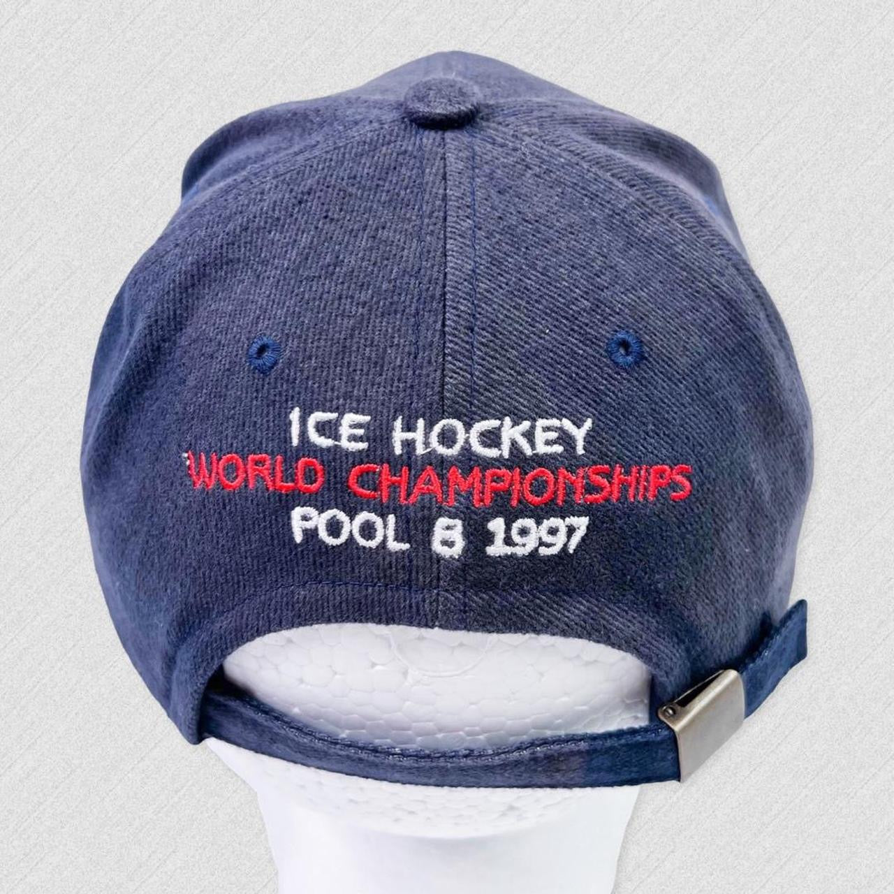 Vintage Ice Hockey World Championships Cap