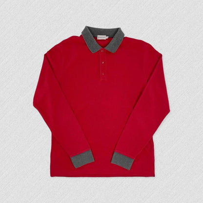 Moncler Long Sleeve Polo Shirt - L