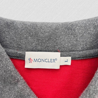 Moncler Long Sleeve Polo Shirt - L