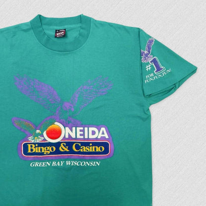 Vintage Oneida Bingo & Casino T-shirt - L