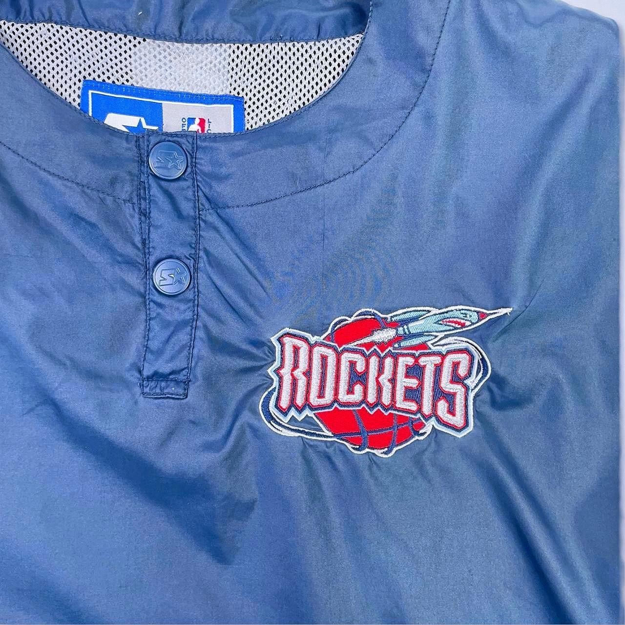 Rare Vintage Houston Rockets Warm-up T-shirt - XL